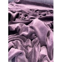 Veliūras medvilninis purpurinis
