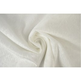 Aksomas glamžytas WHITE