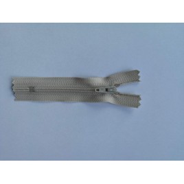 Užtrauktukas neatsegamu galu spiralinis kreminis 8cm